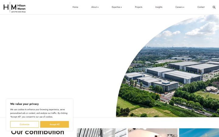 Screenshot of hilsonmoran.com