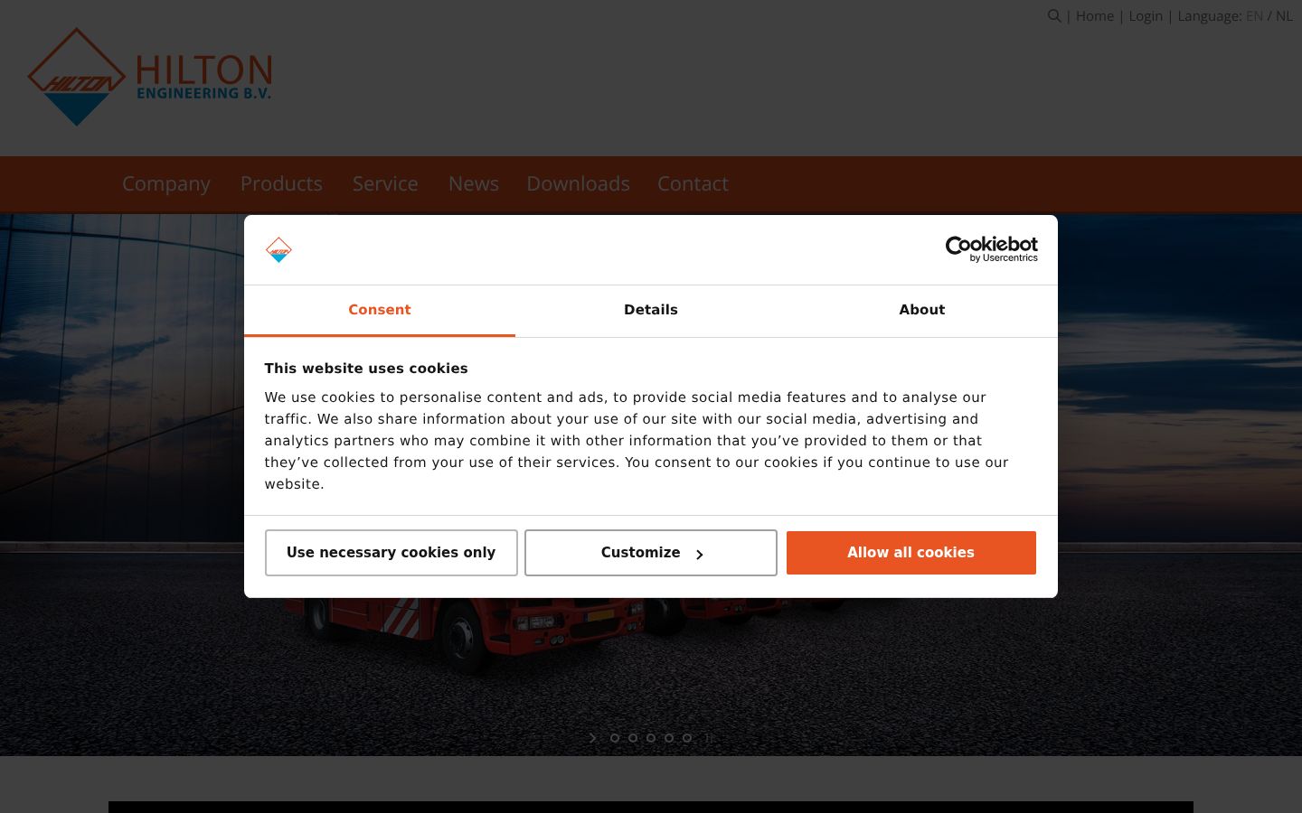 Screenshot tal-banner tal-kunsens muri qabel kwalunkwe interazzjoni