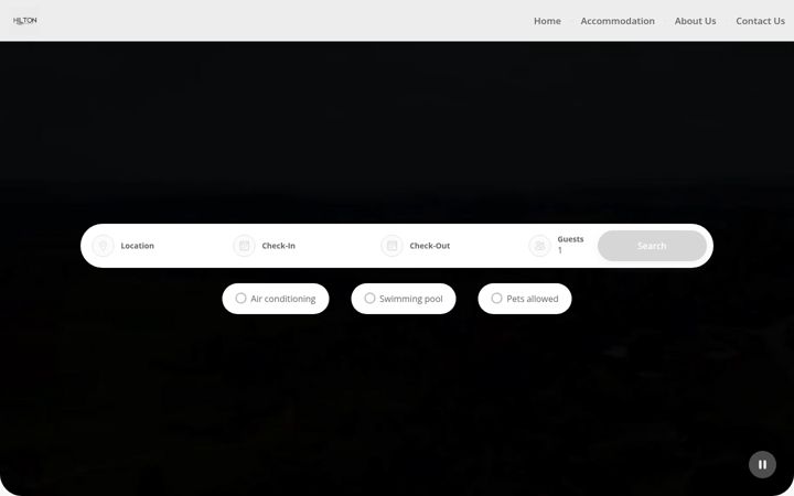 Screenshot of hiltonkznaccommodation.co.za