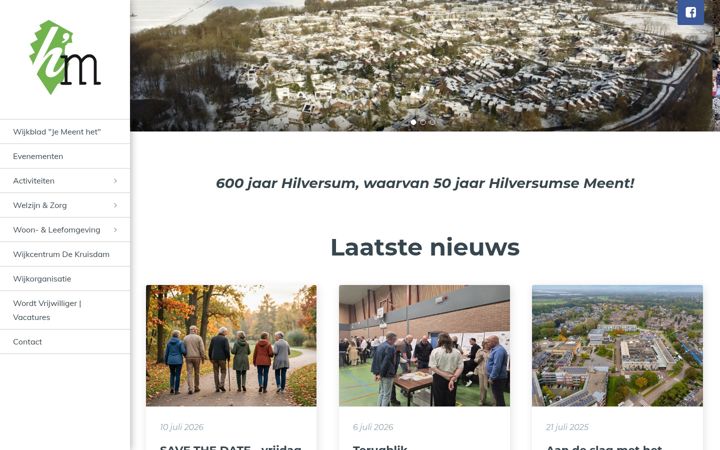 Screenshot of hilversumsemeent.nl