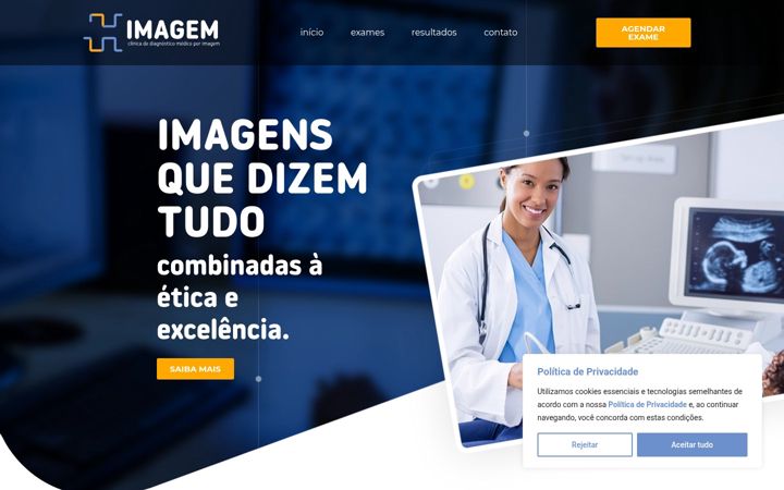 Screenshot of himagem.com.br