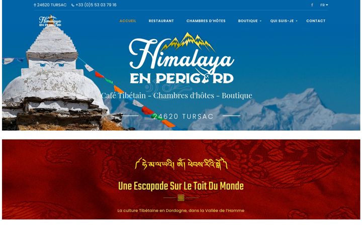 Screenshot of himalaya-en-perigord.com