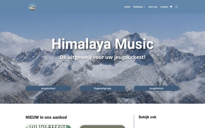 Screenshot of himalayamusic.nl