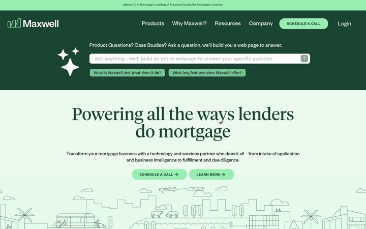 Screenshot of himaxwell.com