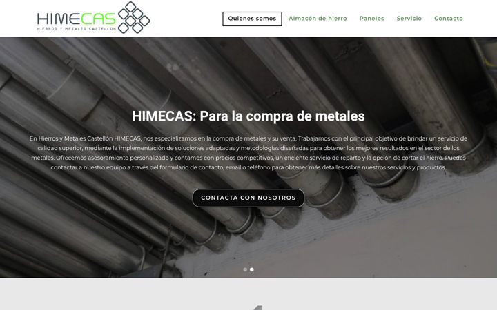 Screenshot of himecas.com