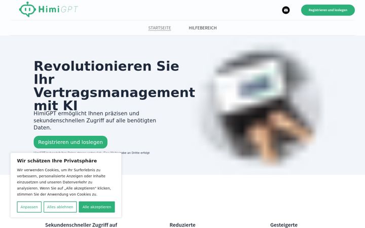 Screenshot of himigpt.de