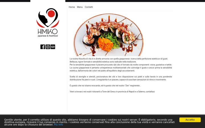 Screenshot of himikosushi.it