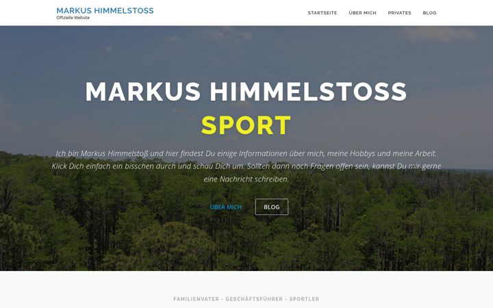 Screenshot of himmelstoss.org