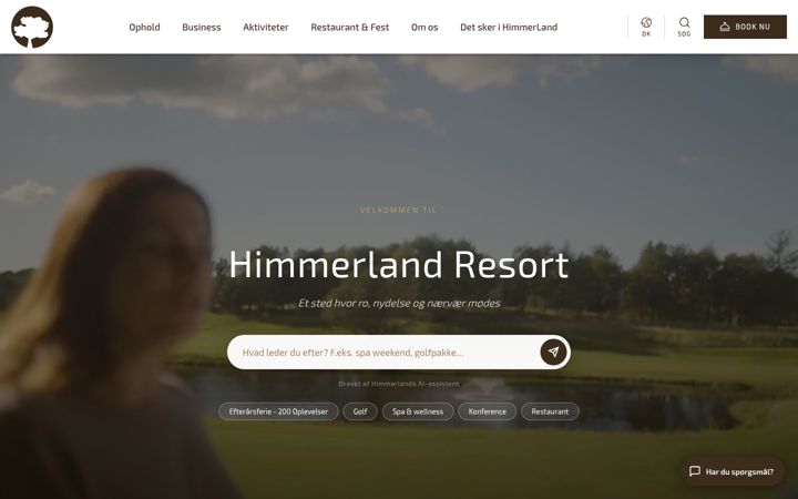 Screenshot of himmerlandresort.dk