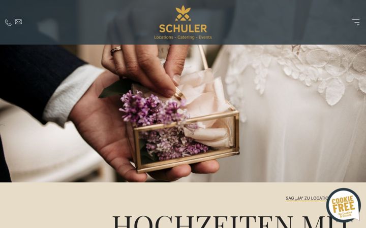 Screenshot of himmlische-hochzeiten.de