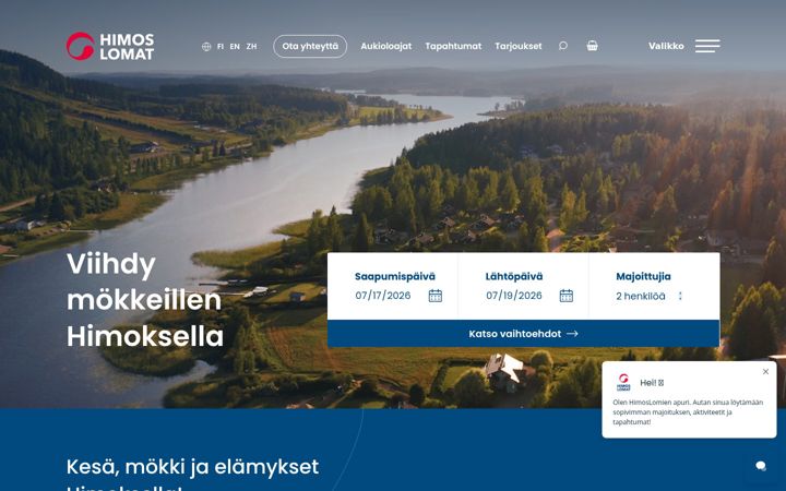 Snimka zaslona za himoslomat.fi