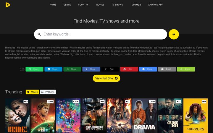 Screenshot of himovies-sx.cyou