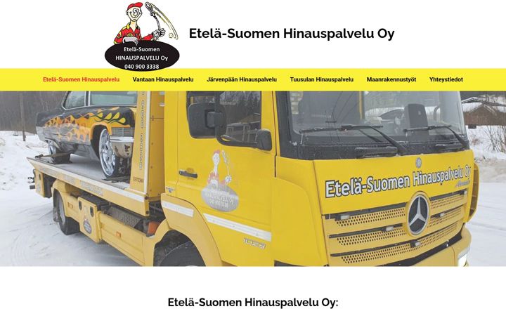 Screenshot of hinaus.com