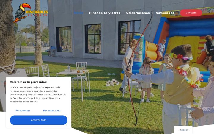 Screenshot of hinchableseltucan.com
