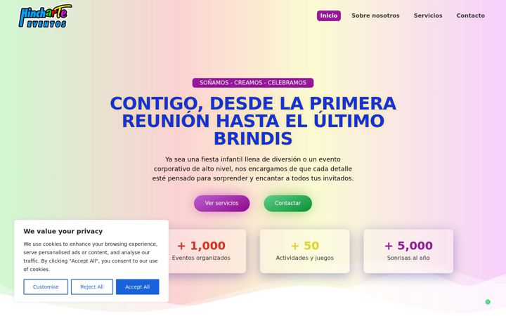 Screenshot of hincharte.com
