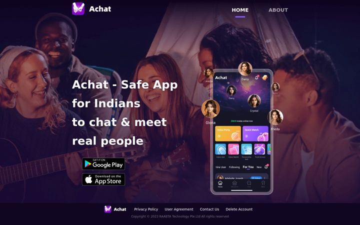 Screenshot of hinchat.live