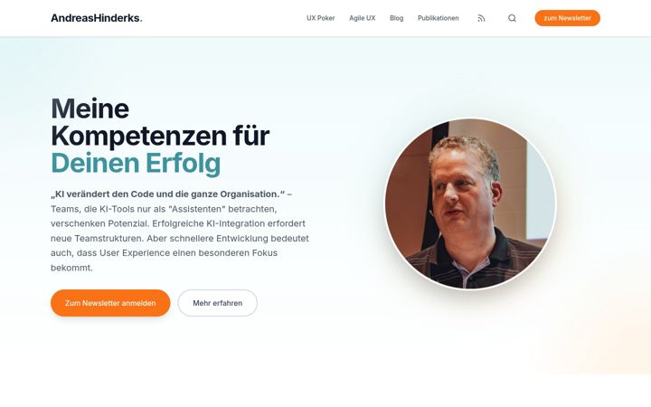 Screenshot of hinderks.org