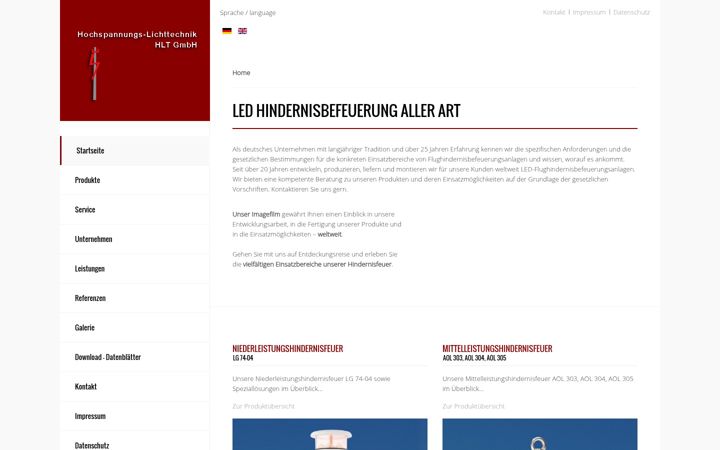 Snímek obrazovky hindernisfeuer-online.de