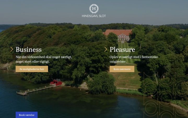 Screenshot of hindsgavl.dk