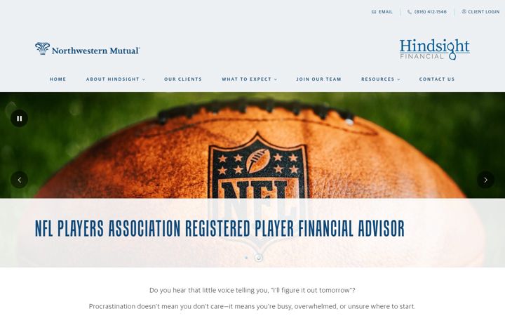 Screenshot of hindsightfinancial.nm.com