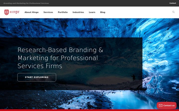 Screenshot of hingemarketing.com