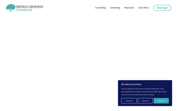 Screenshot of hinmancounseling.com