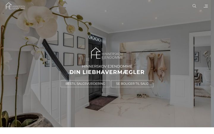 Screenshot of hinnerskovejendomme.dk
