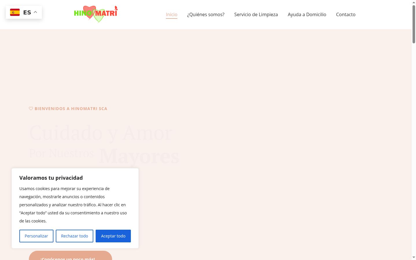 Screenshot tal-banner tal-kunsens muri qabel kwalunkwe interazzjoni