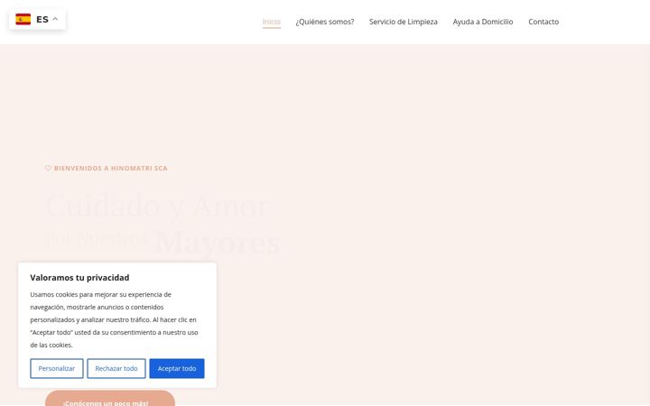Screenshot of hinomatri.es