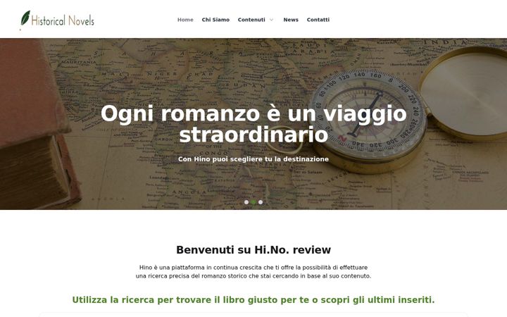 Screenshot of hinostory.it