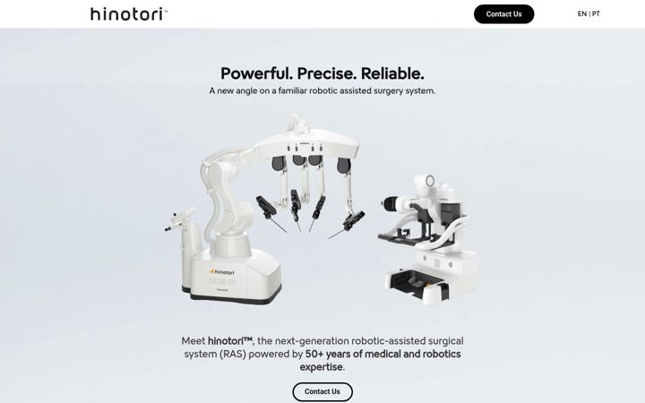 Screenshot of hinotorisurgical.com