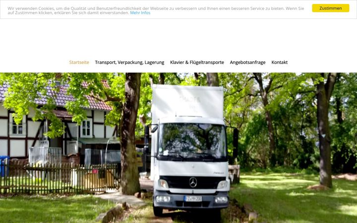 Screenshot of hinrichs-umzuege.de