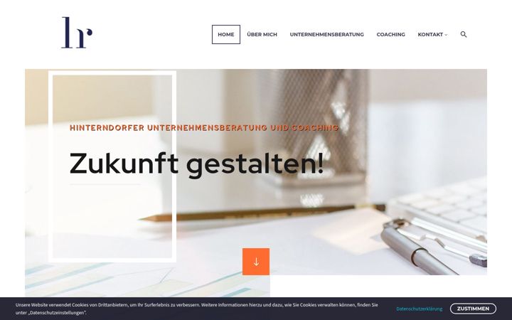 Screenshot of hinterndorfer.at