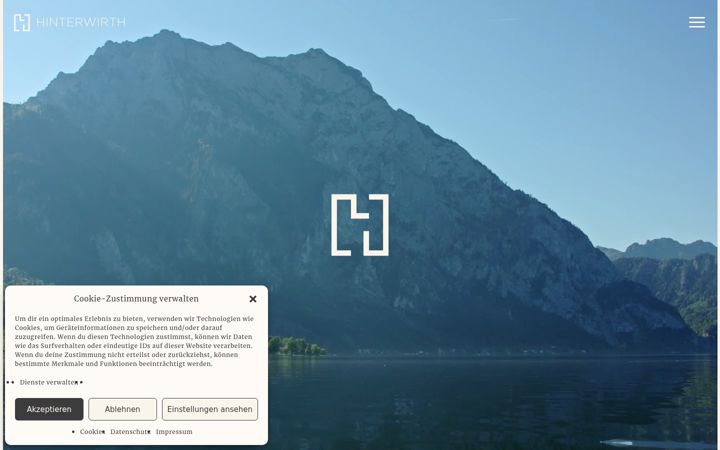 Screenshot of hinterwirth.at