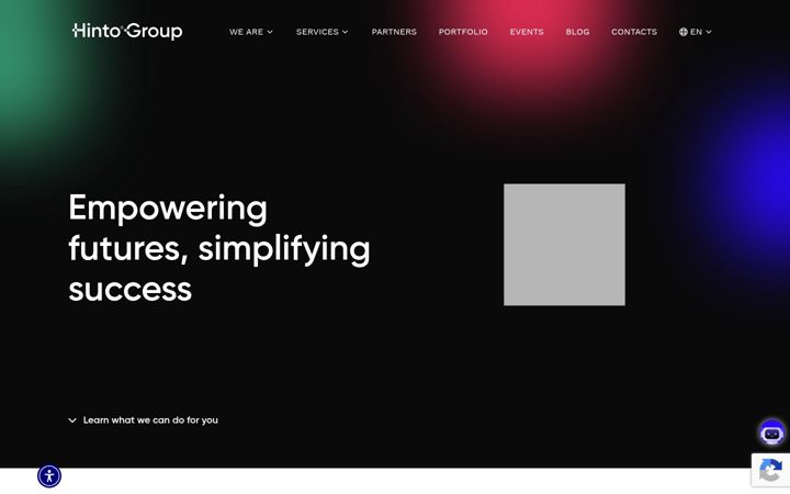 Screenshot of hinto.com