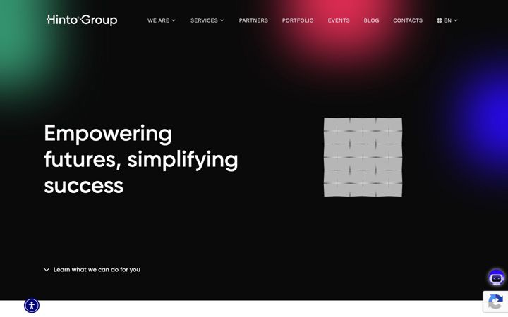 Screenshot of hintogroup.eu