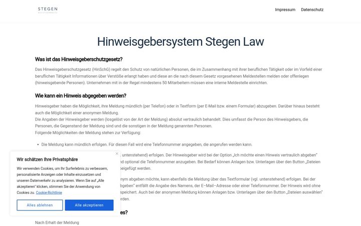 Screenshot of hinweis-geben.online