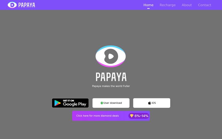 Screenshot di hipapaya.top