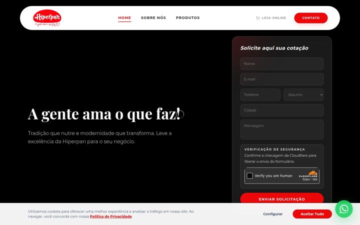 Screenshot of hiperpan.com