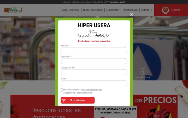 Screenshot of hiperusera.es