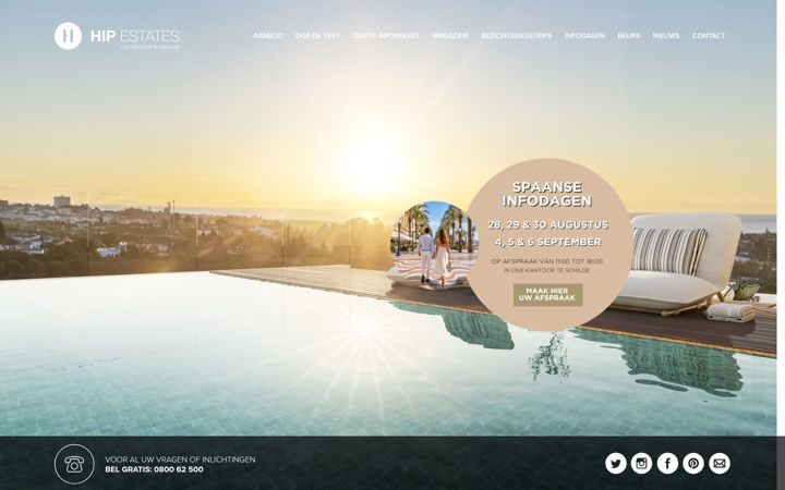 Screenshot of hipestates.com