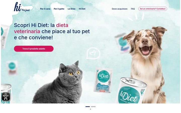 Screenshot of hipetcare.it