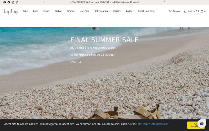 Screenshot of hiphip.ro