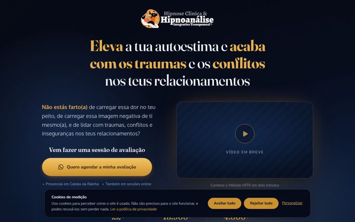 Screenshot of hipnoanalise.pt