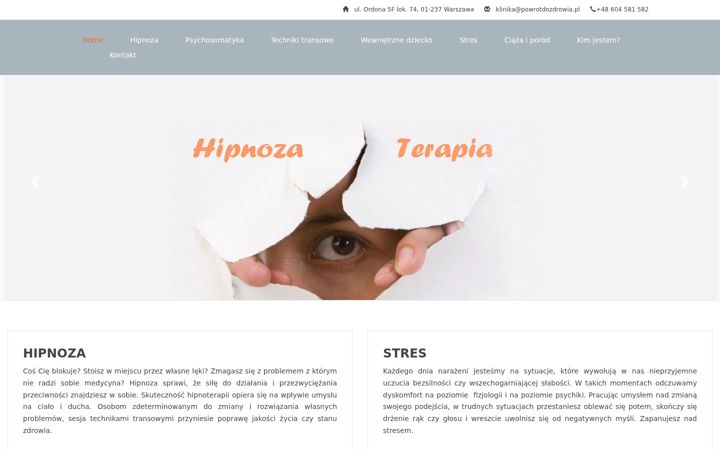 Ekrano kopija hipnoza-warszawa.pl