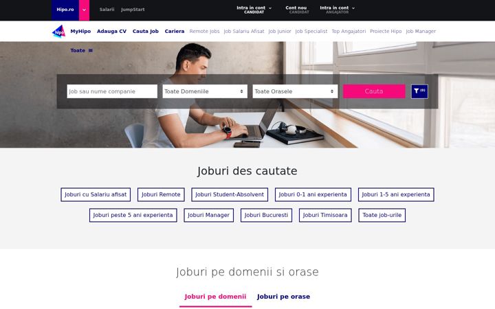 Screenshot of hipo.ro