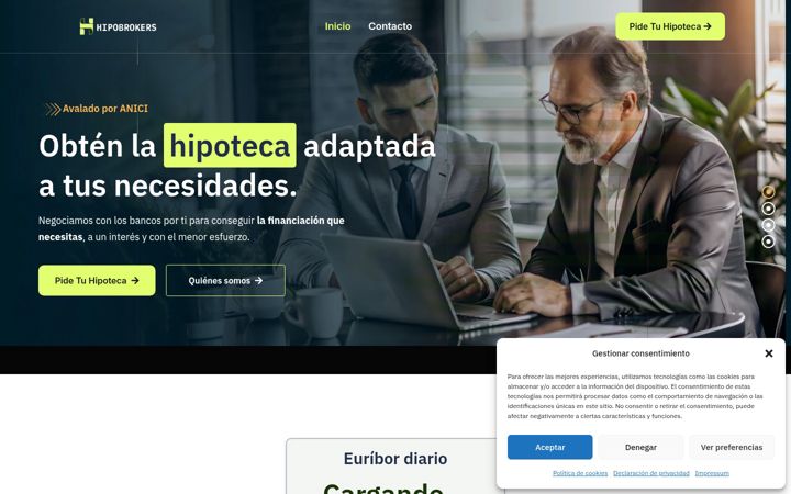 Screenshot of hipobrokers.com