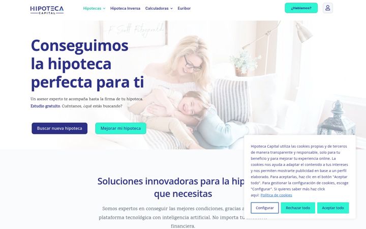 Screenshot of hipoteca.capital