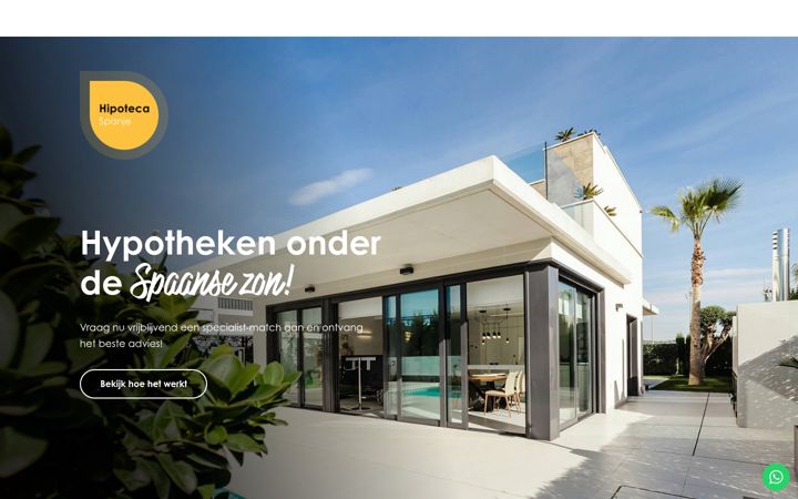 Screenshot of hipotecaspanje.nl