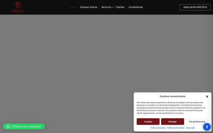 Screenshot of hipotecassigloxxi.com
